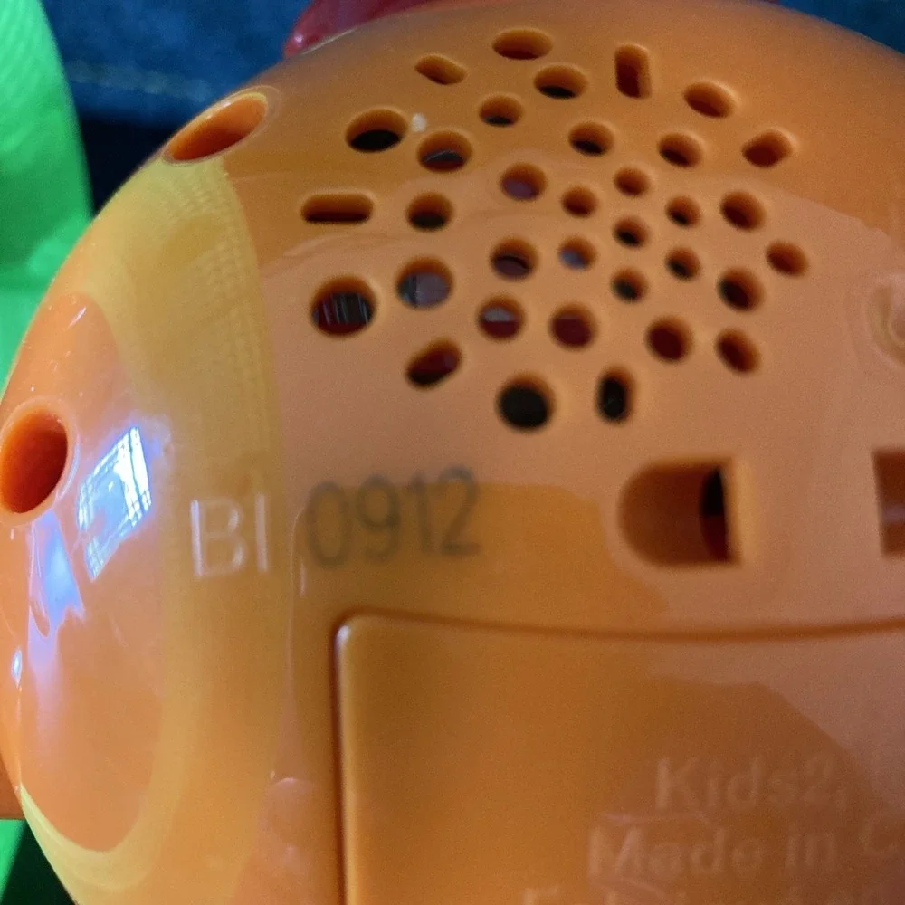 Bright Starts Roll‎ and Glow Monkey Baby Toy Play To Learn Orange & Green Works